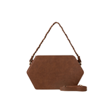 Structured Faux Leather Handbag